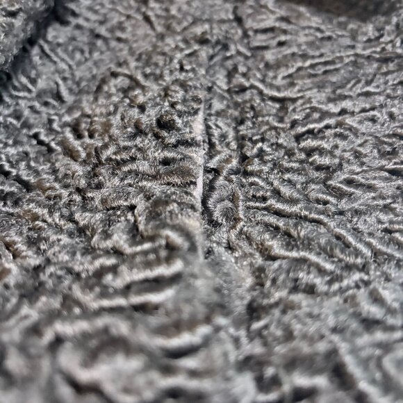 Vintage Persian Lamb Jacket w/ Fur Collar | Circa 1960 | Restyled Bomber - Picture 7 of 12